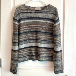 High Sierra beige multi color Sweater
